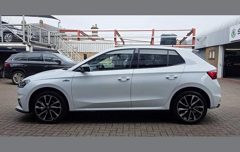 Used Skoda Fabia Monte Carlo 147 HP (108 kW) 2025 Moon white metallic Hatchback