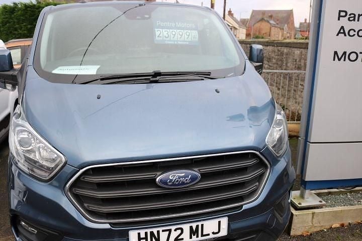 Begagnad Ford Transit Custom Limited 170 HK (125 kW) 2022 Blå Van