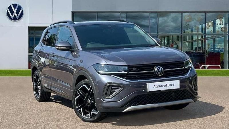 Grey Used 2025 VW T-Cross R-line SUV | £25,894 (Expensive) - Image 1/4