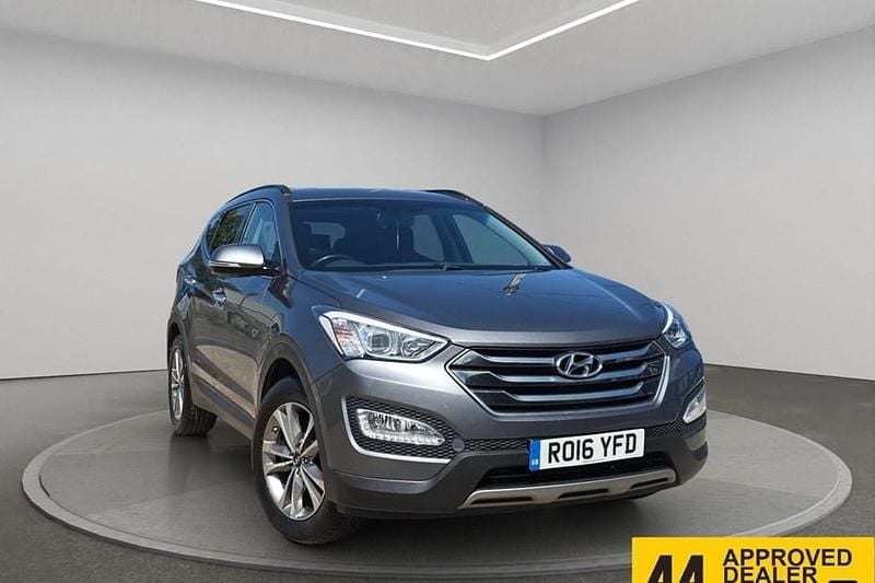 Silver Used 2016 Hyundai Santa Fe Premium SUV | £9,950 (Fair price) - Image 1/1