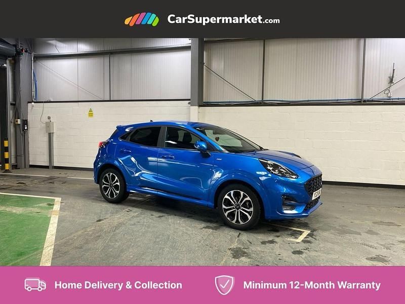 Blue Used 2021 Ford Puma ST-Line Hatchback | £16,597 (Good price) - Image 1/4