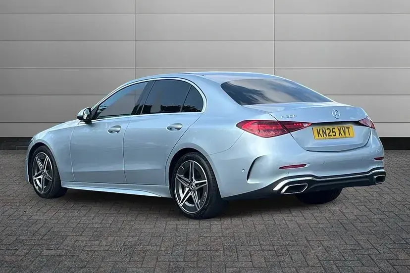 Used Mercedes C200 AMG line 221 HP (162 kW) 2025 High tech silver Sedan