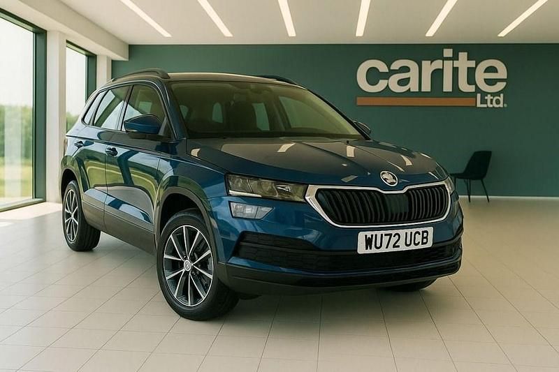 Blue Used 2022 Skoda Karoq SE L SUV | £17,995 (Fair price) - Image 1/2