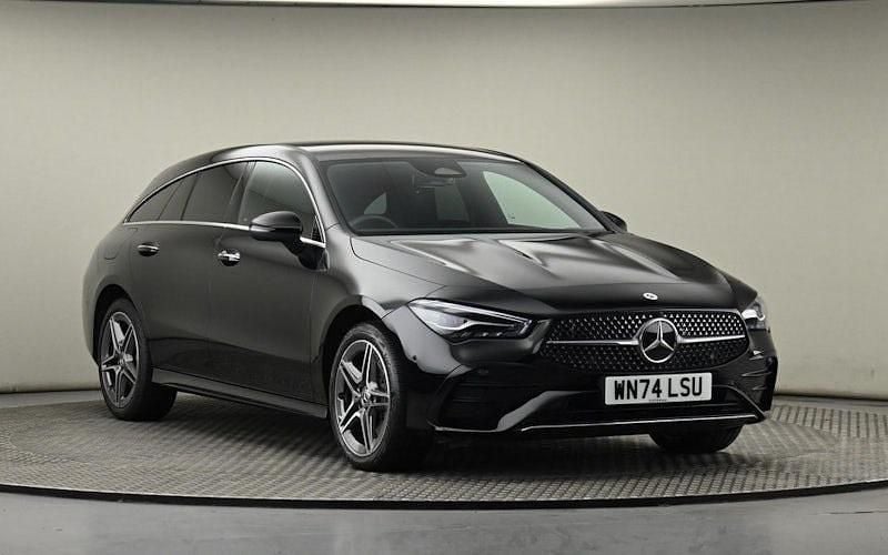 Night black standard finish Used 2024 Mercedes CLA250e Shooting Brake Executive Estate | £25,650 (Good price) - Image 1/4