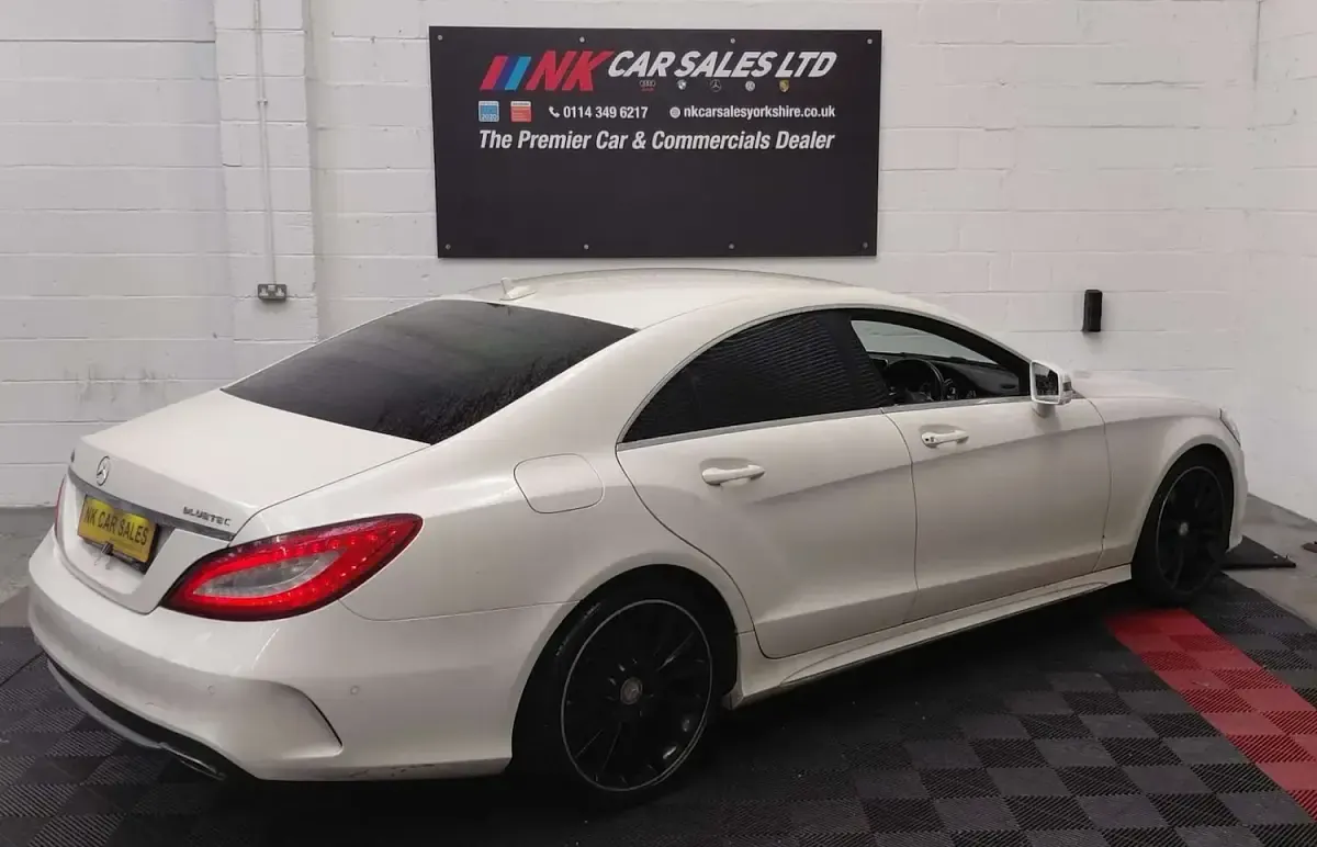 Used Mercedes CLS220 AMG line 174 HP (127 kW) 2015 White Coupe