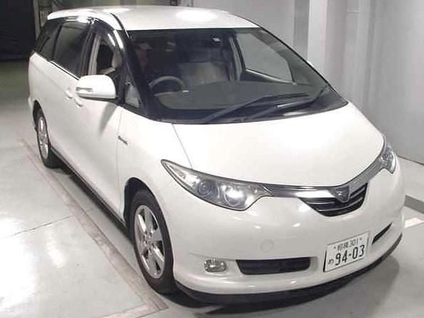 Used Toyota Estima Hybrid 2006 White MPV