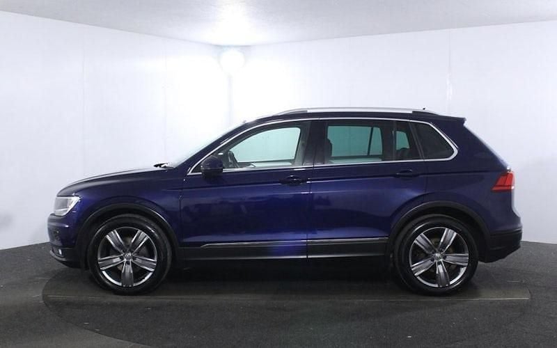 Second-hand VW Tiguan Match 150 CP (110 kW) 2019 Albastru SUV
