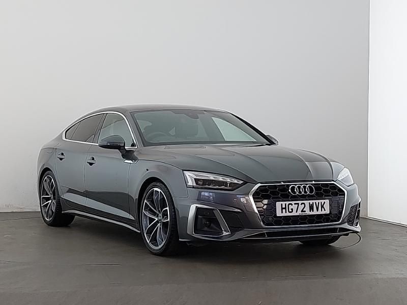 Grey Used 2023 Audi A5 S-Line Hatchback | £26,298 (Good price) - Image 1/4