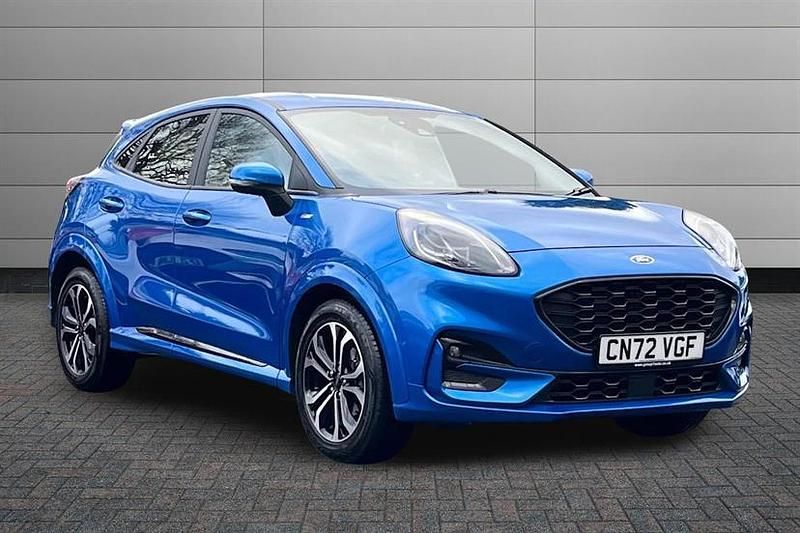 Used Ford Puma ST-Line 125 HP (91 kW) 2022 Desert island blue Hatchback