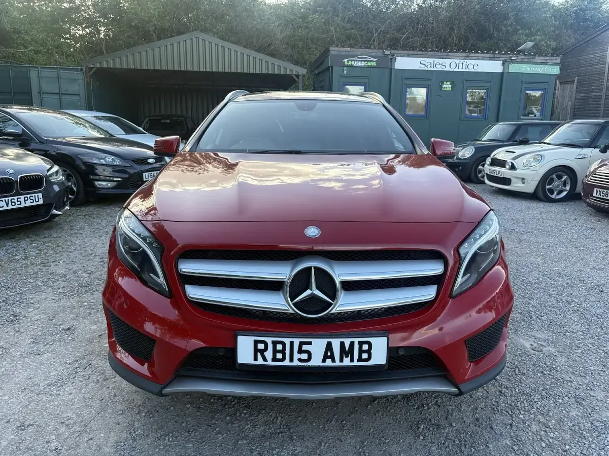 Used Mercedes GLA250 AMG line 210 HP (154 kW) 2015 Red SUV