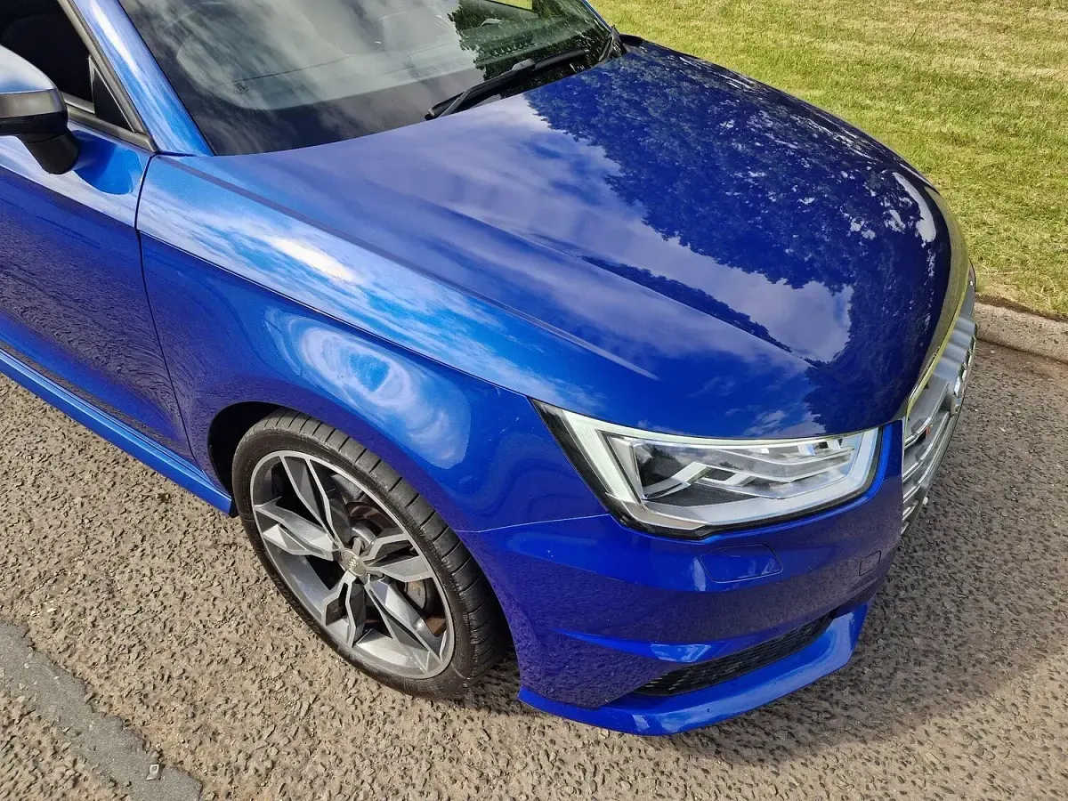 Used Audi S1 Advanced 231 HP (169 kW) 2015 Blue Hatchback