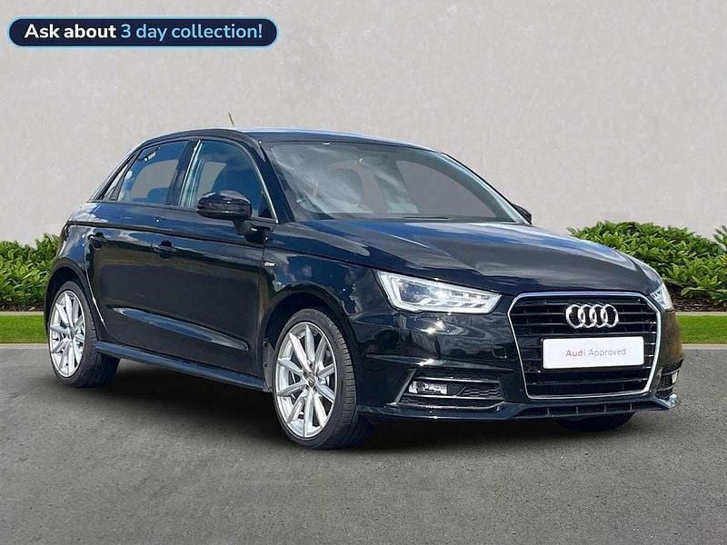 Black Used 2018 Audi A1 S-Line Hatchback | £11,499 (Good price) - Image 1/4