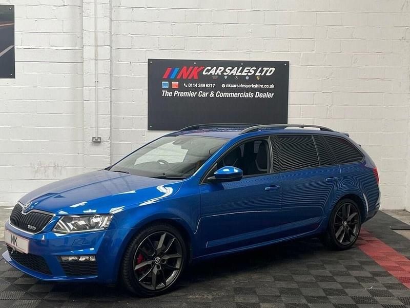 Used Skoda Octavia vRS 184 HP (135 kW) 2016 Blue Hatchback