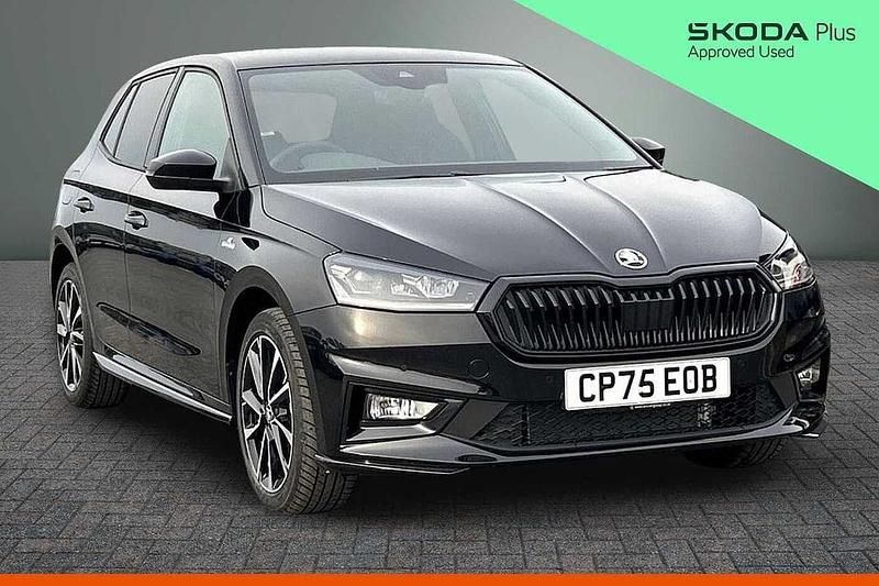 New Skoda Fabia Monte Carlo 110 HP (80 kW) 2025 Black magic pearl effect Hatchback