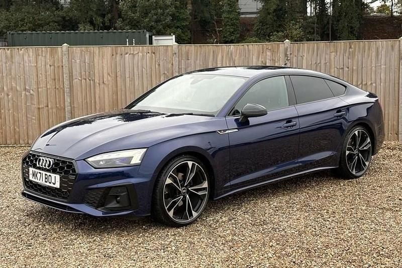 Blue Used 2021 Audi A5 Sportback Comfort Hatchback | £26,500 (Fair price) - Image 1/1