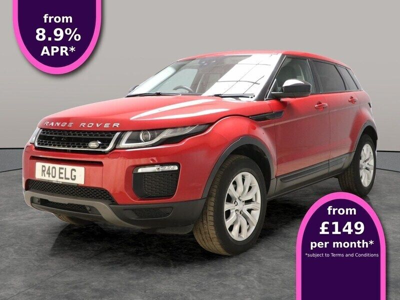 Red Used 2016 Land Rover Range Rover evoque SE Estate | £9,432 (Fair price) - Image 1/3