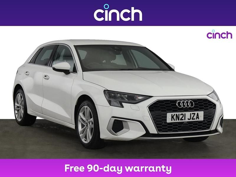 White Used 2021 Audi A3 Sport Hatchback | £13,249 (Fair price) - Image 1/3