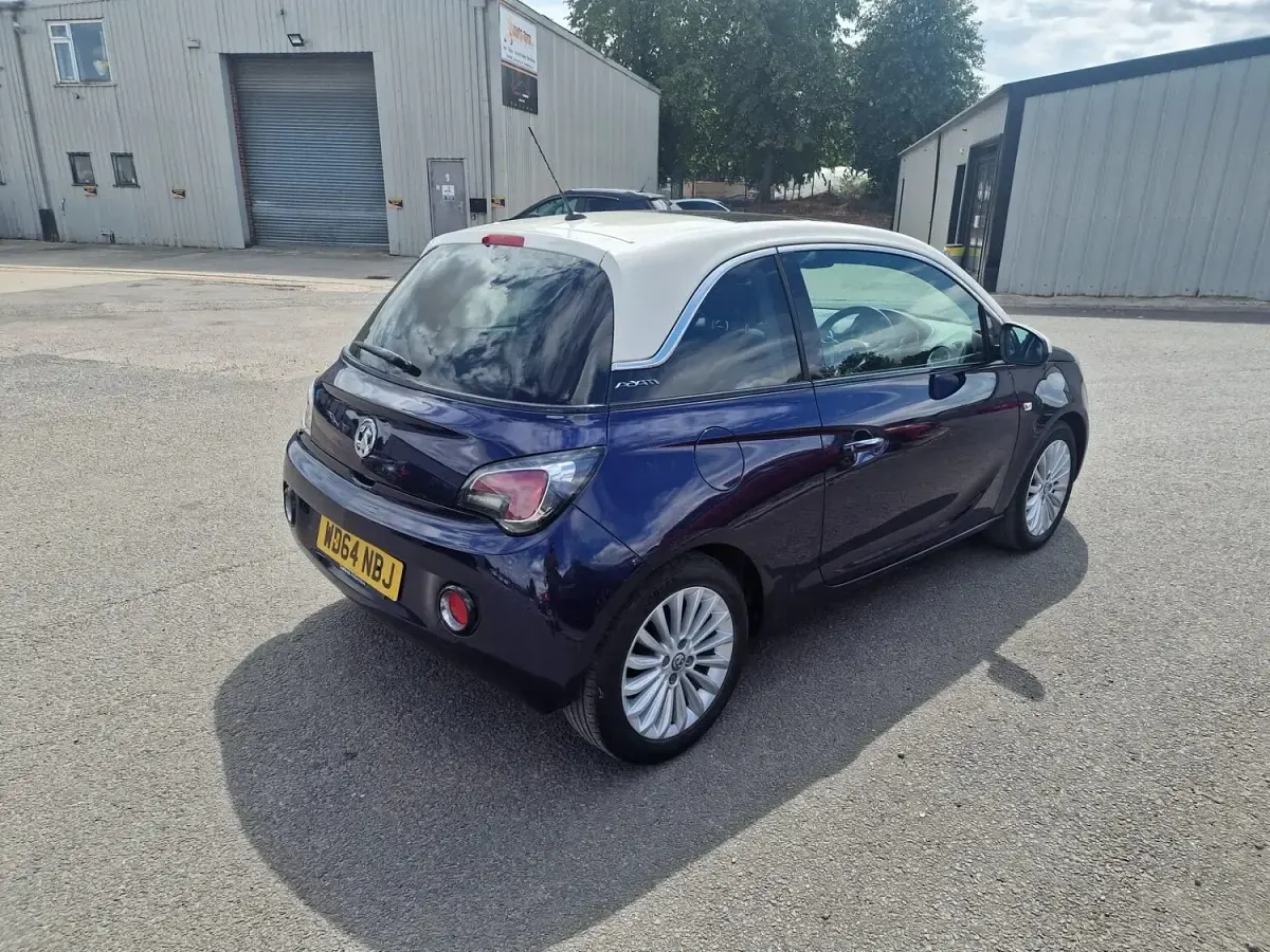 Used Vauxhall Adam Glam 100 HP (73 kW) 2015 Blue Hatchback