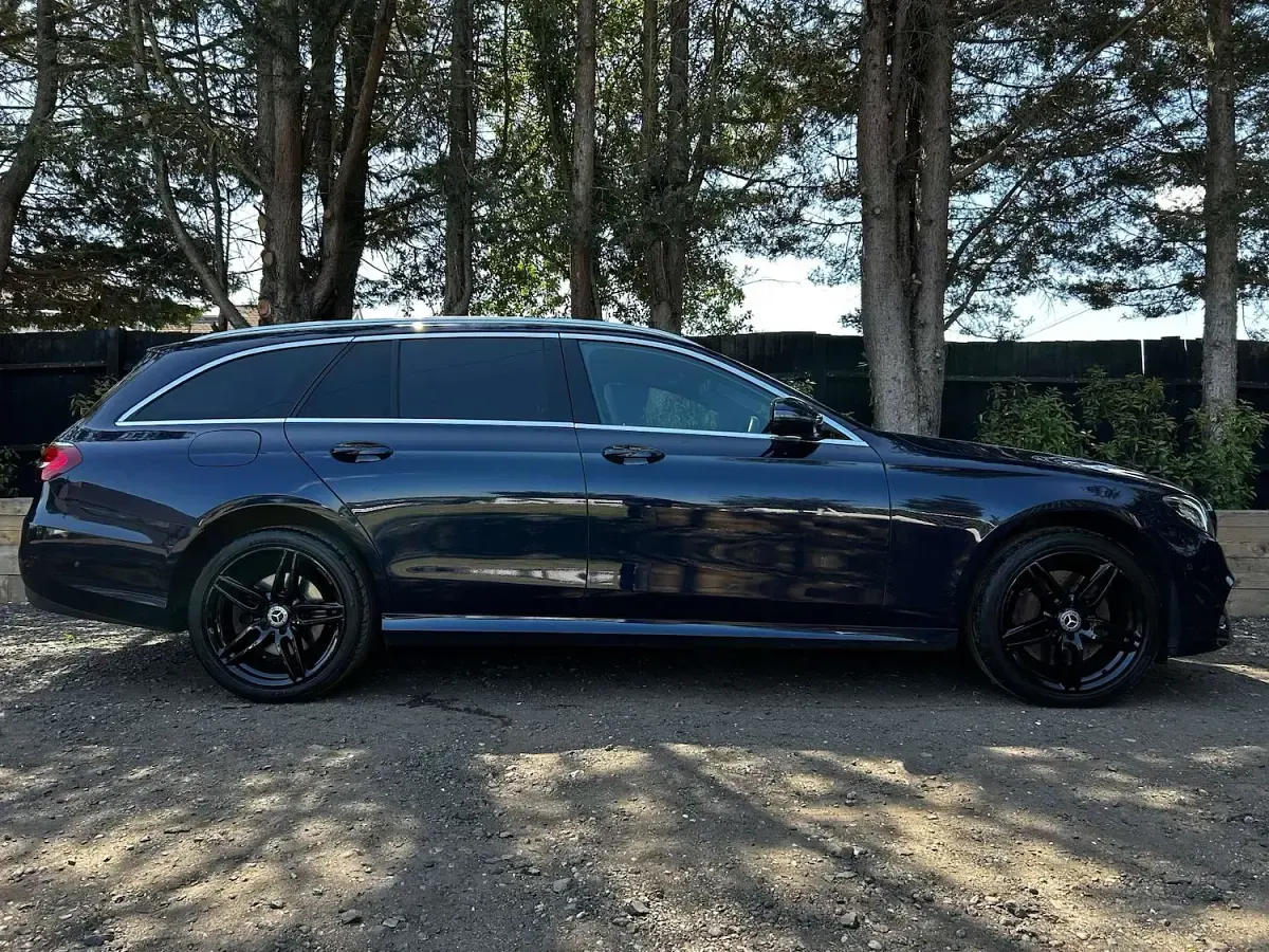 Used Mercedes E350 AMG line 2017 Blue Estate