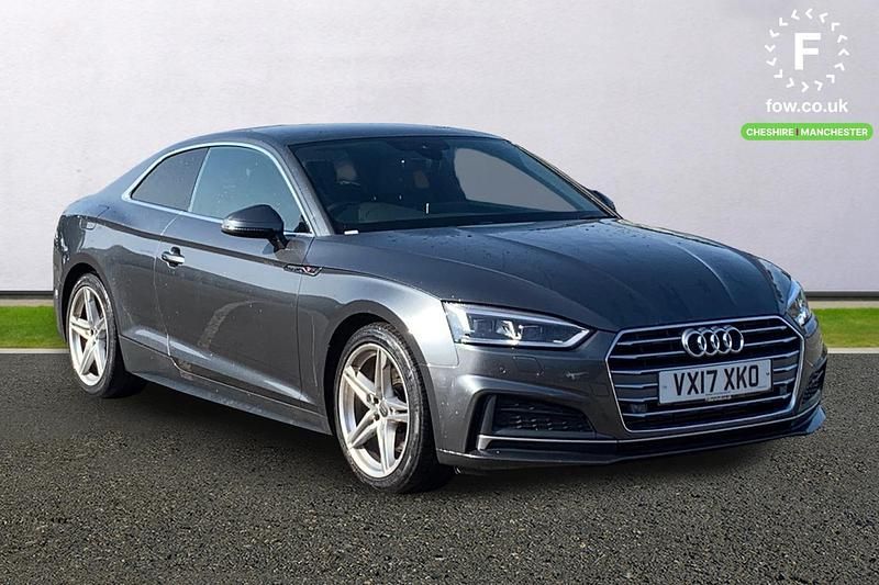 Used Audi A5 S-Line 190 HP (139 kW) 2017 Grey Coupe