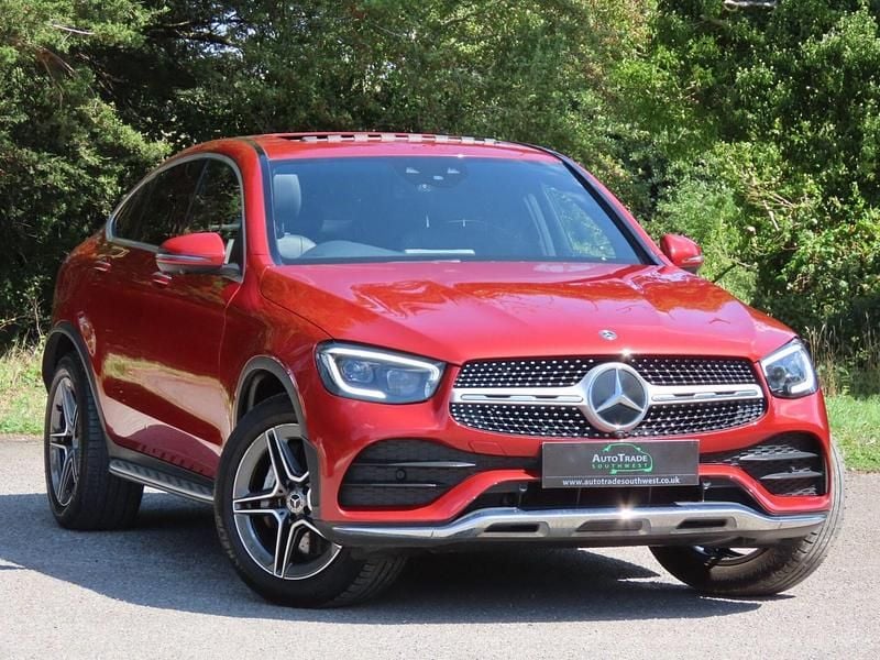 Used Mercedes GLC300 AMG line 2019 Red Coupe