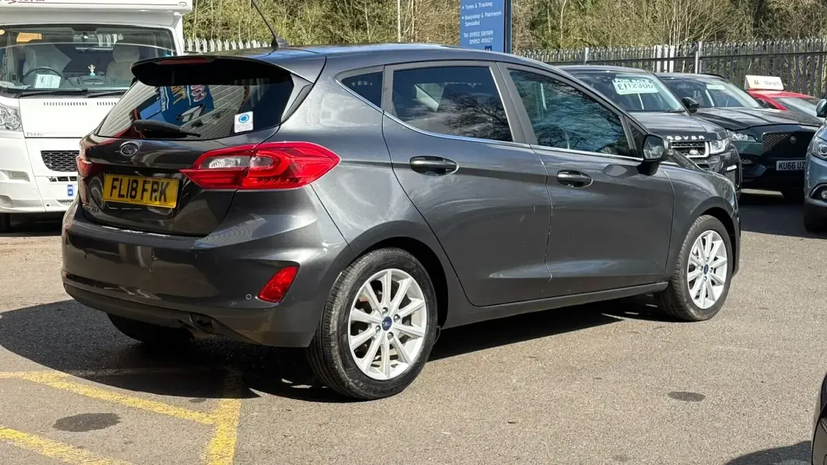 Used Ford Fiesta Titanium 2018 Grey Hatchback