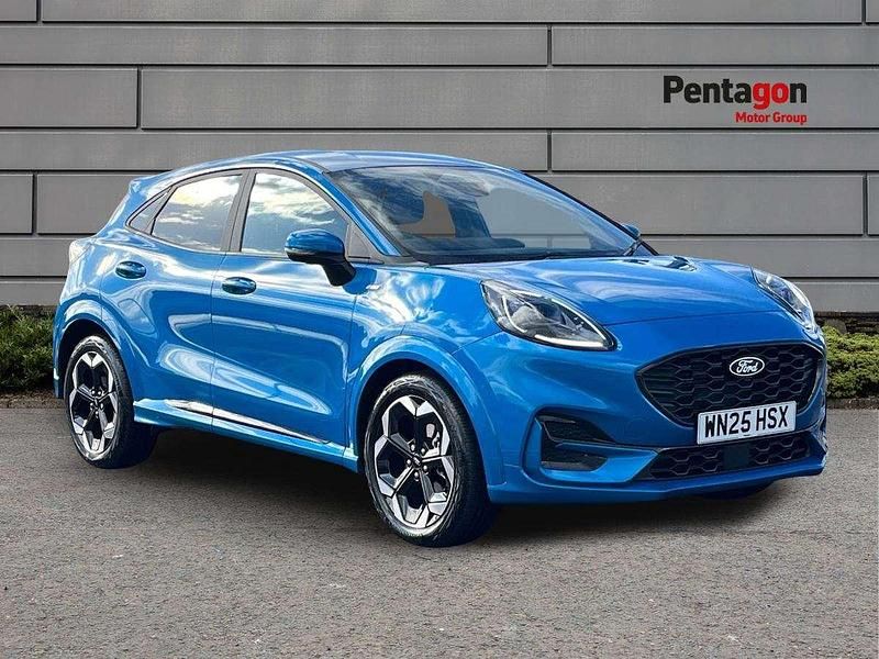 Blue Used 2025 Ford Puma Gen-E ST-Line X SUV | £22,495 (A bit pricey) - Image 1/4