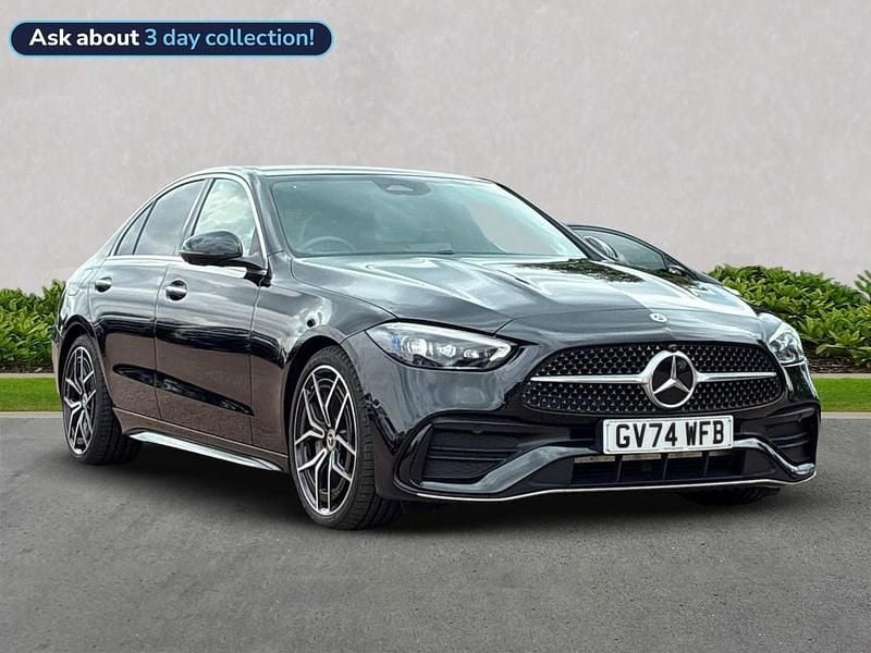 Black Used 2025 Mercedes C300 AMG Line Premium | £39,399 (Expensive) - Image 1/4