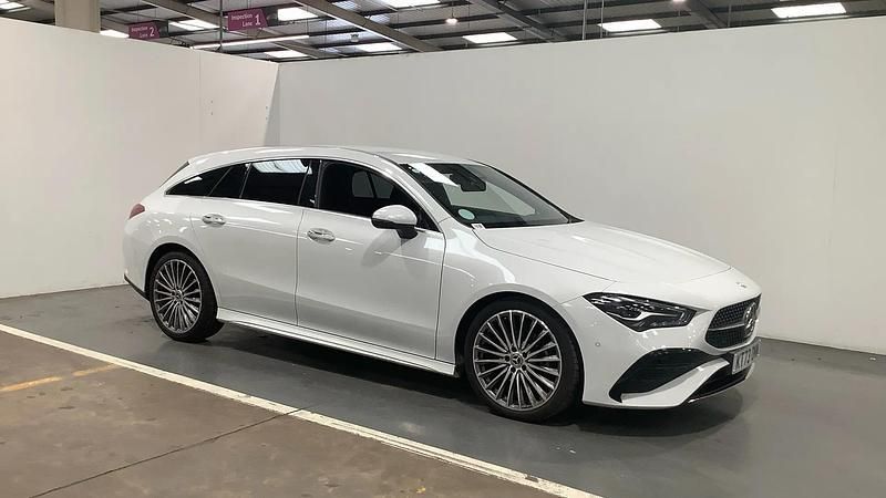 White Used 2023 Mercedes CLA180 AMG Line Premium Sedan | £32,798 (Fair price) - Image 1/4
