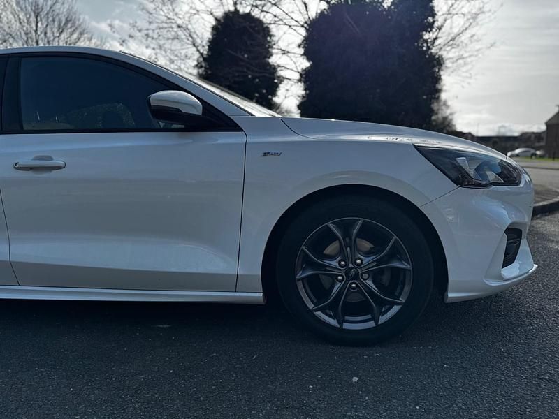 Used Ford Focus ST-Line 125 HP (91 kW) 2019 White Hatchback