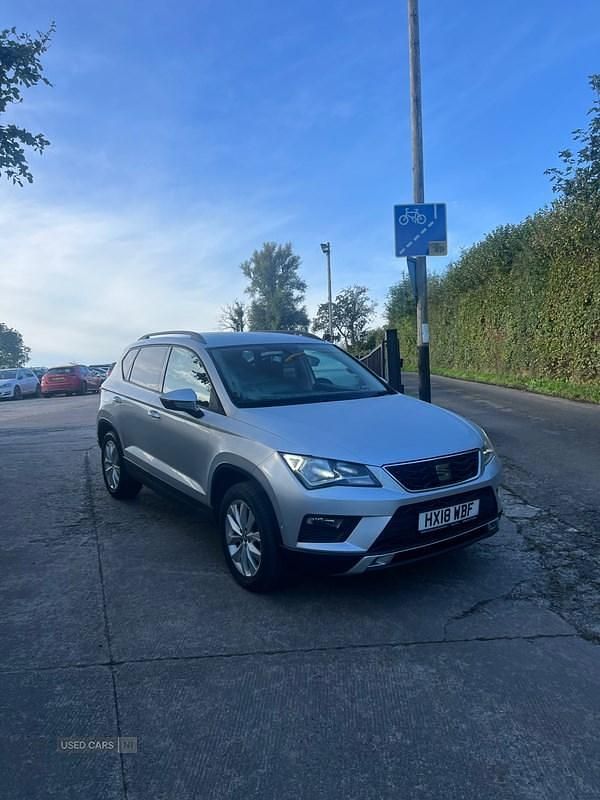 Silver Used 2018 Seat Ateca 4Drive SUV | £9,495 (Good price) - Image 1/4
