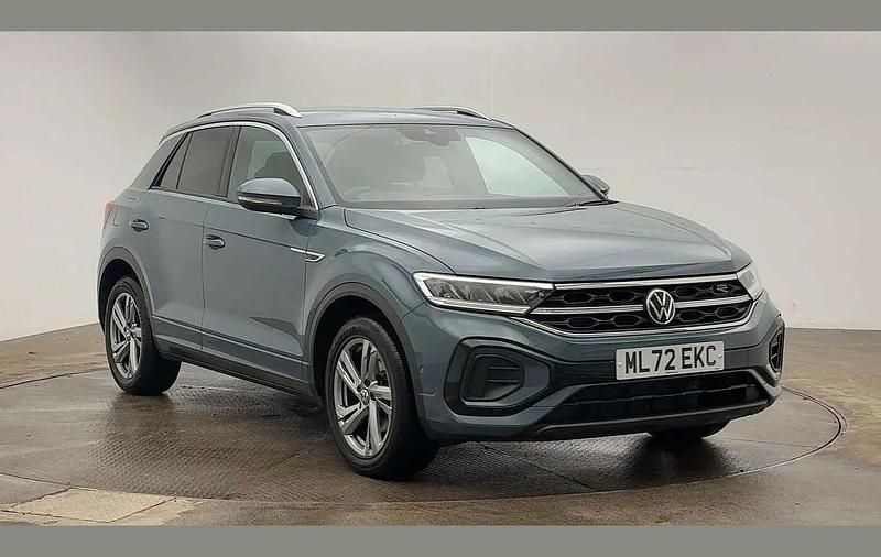Blue Used 2022 VW T-Roc R-line SUV | £24,395 (Fair price) - Image 1/4