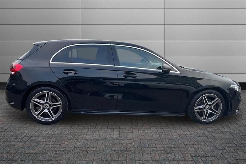 Used Mercedes A200 AMG line 163 HP (119 kW) 2020 Cosmos black Hatchback
