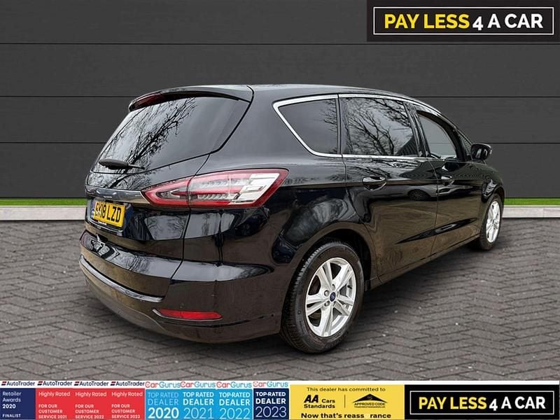 Used Ford S-MAX Titanium 150 HP (110 kW) 2018 Black MPV