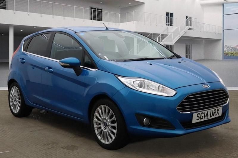Used Ford Fiesta Titanium 2014 Blue Hatchback