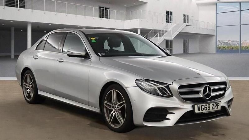 Used Mercedes E200 AMG line 184 HP (135 kW) 2018 Silver Sedan