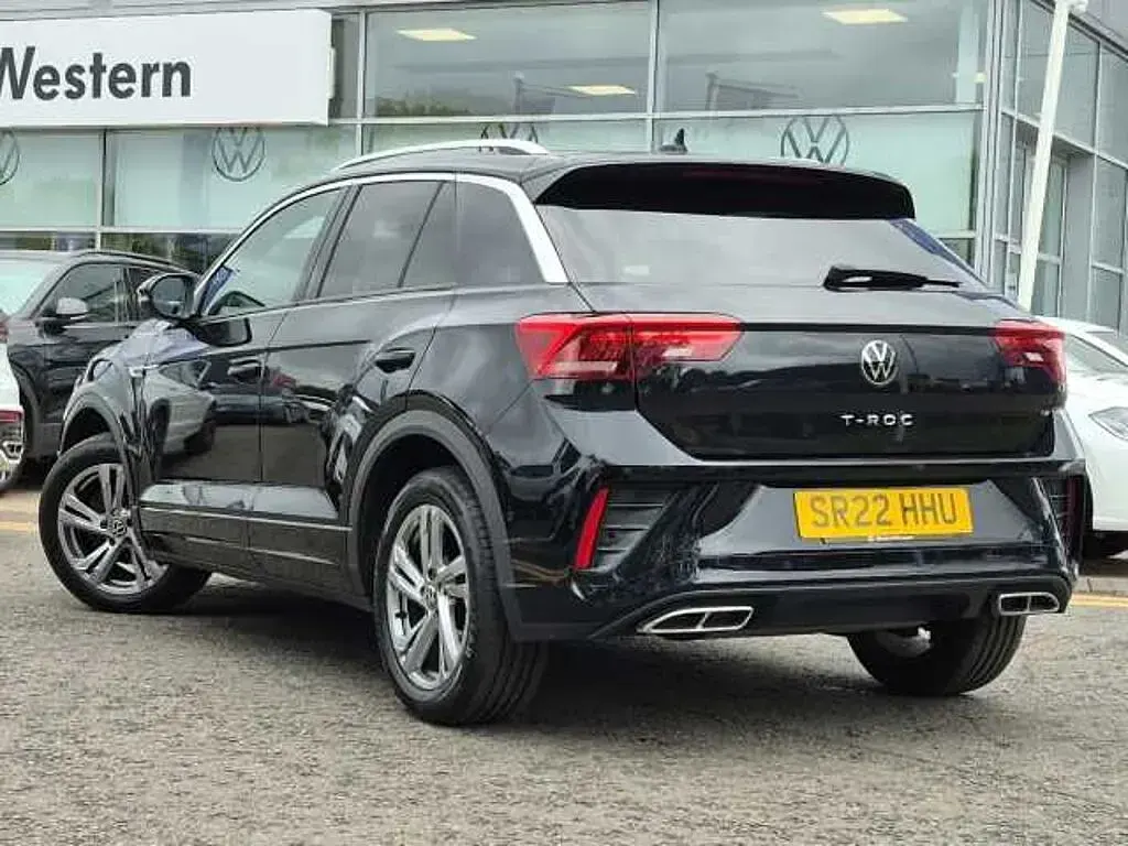 Used VW T-Roc R-line 150 HP (110 kW) 2022 Black SUV