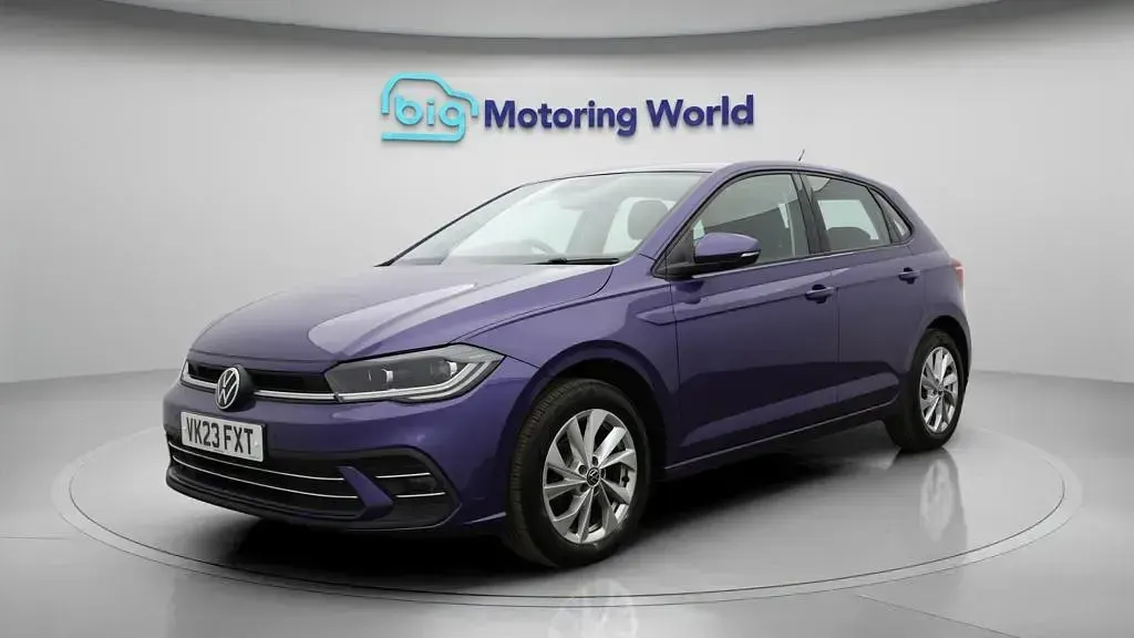 Used VW Polo Style 95 HP (69 kW) 2023 Purple Hatchback