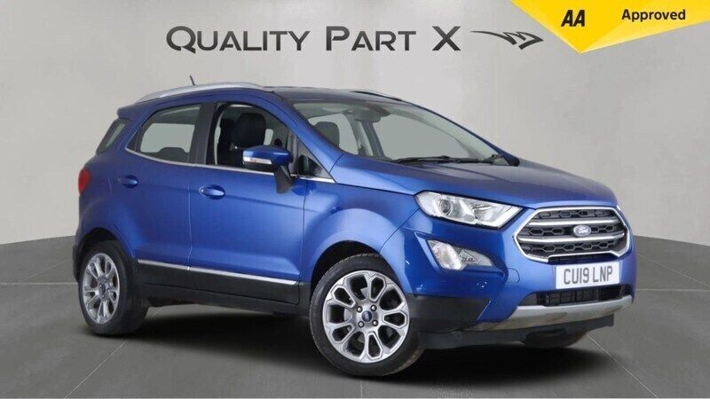 Blue Used 2019 Ford Ecosport Titanium SUV | £9,675 (Good price) - Image 1/4