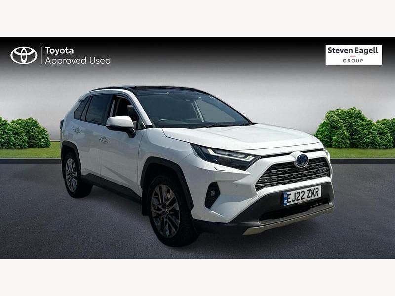 White Used 2022 Toyota RAV4 Hybrid SUV | £30,939 (A bit pricey) - Image 1/3