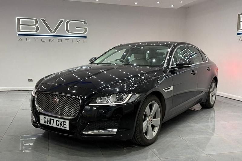 Black Used 2017 Jaguar XF Portfolio Sedan | £8,994 (Fair price) - Image 1/1