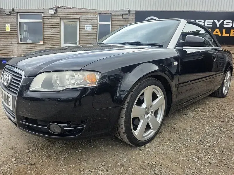 Used Audi A4 Cabriolet S-Line 2006 Black Cabriolet