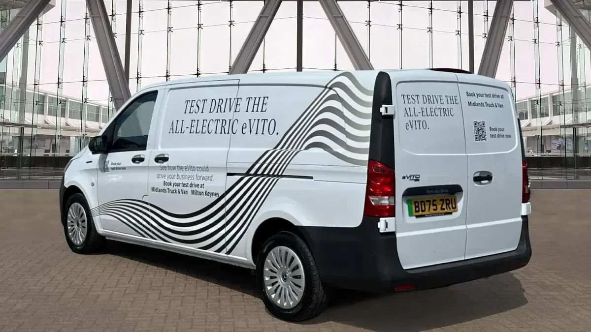 Used Mercedes e-Vito Progressive 85 kW (116 HP) 2025 White Van