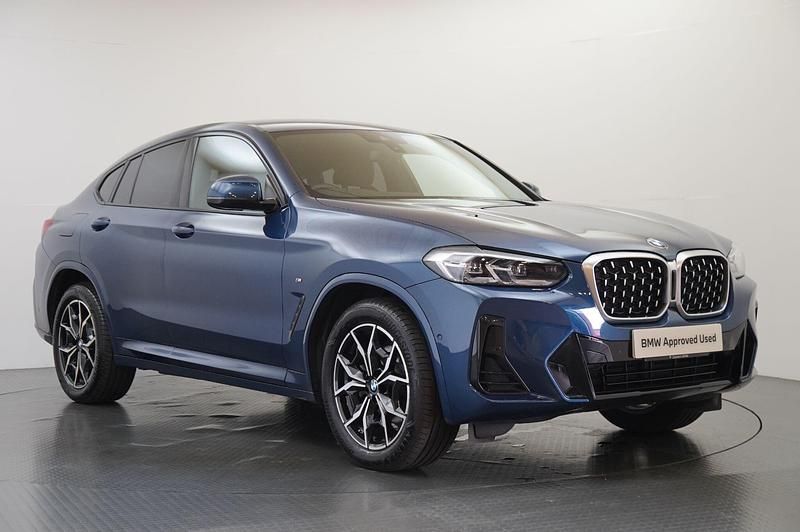 Blue Used 2022 BMW X4 M Sport SUV | £35,811 (Good price) - Image 1/4