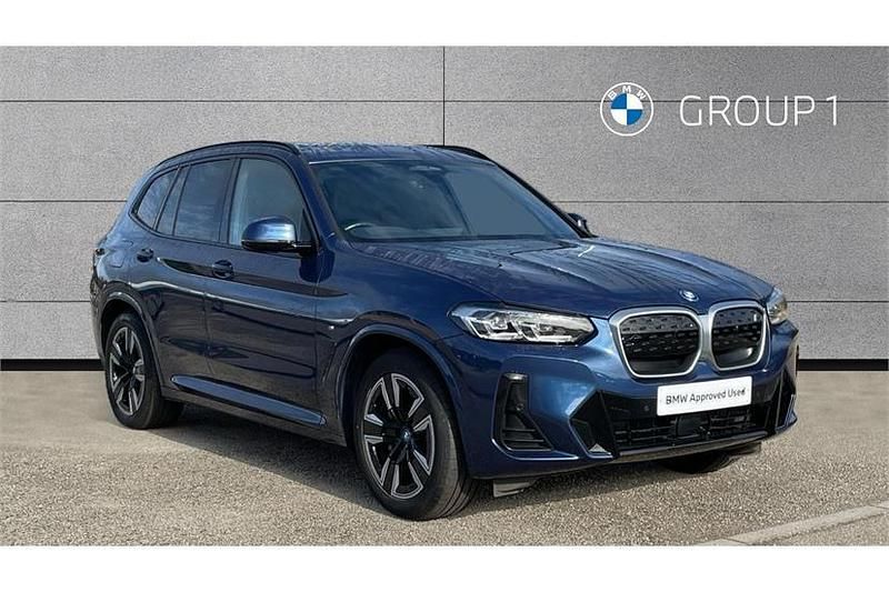 Blue Used 2022 BMW iX3 M Sport SUV | £29,495 (Fair price) - Image 1/4