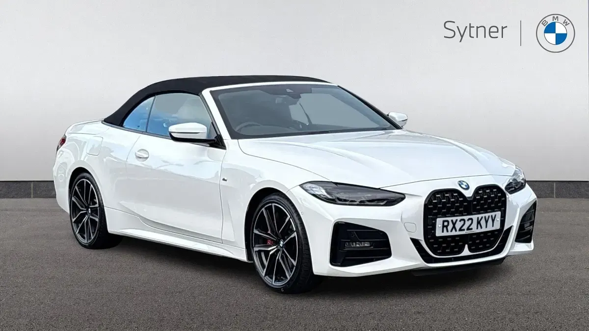 Usado BMW 420 M Sport 181 CV (133 kW) 2022 Blanco Descapotable