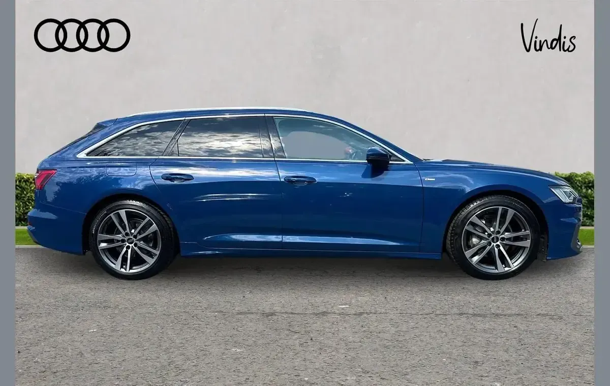 Used Audi A6 S-Line 200 HP (147 kW) 2024 Blue Estate