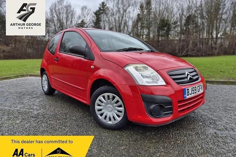 Used Citroën C2 61 HP (44 kW) 2009 Red Hatchback