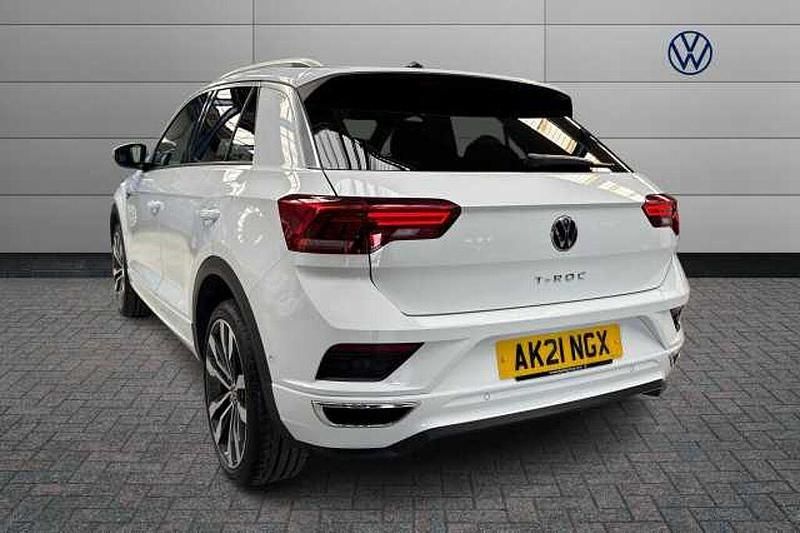 Used VW T-Roc R-line 150 HP (110 kW) 2021 White SUV
