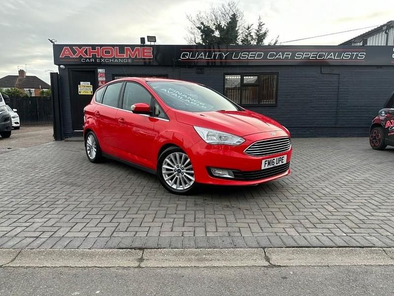 Used Ford C-MAX Titanium 125 HP (91 kW) 2016 Red MPV